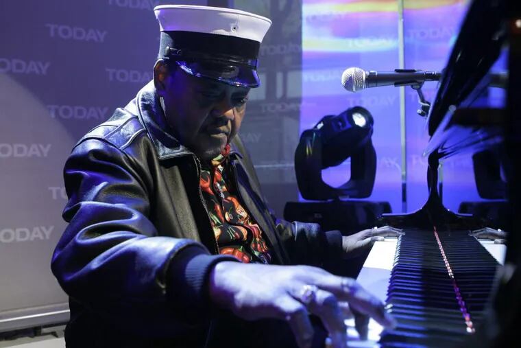 Rock-and-roll legend Fats Domino rehearsing before an appearance on “Today” in 2007.