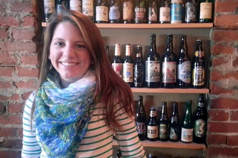 Alyssa Montgomery of the temple university craft beer enthusiasts club