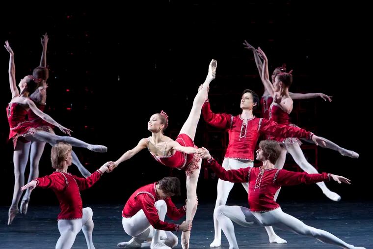Dance on film: George Balanchine's &quot;Jewels&quot; performed by the Bolshoi Ballet, at the Bryn Mawr Film Institute.