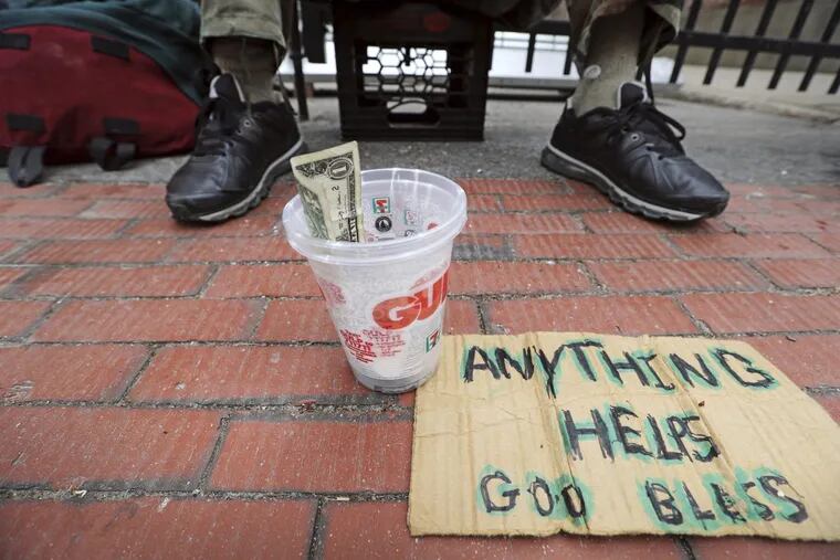Philadelphia has begun a ‘text-to-give’ program as an alternative to giving cash to panhandlers.