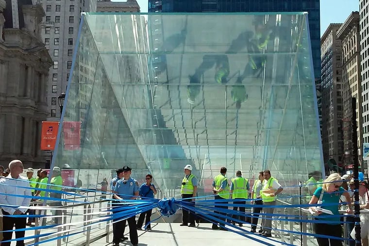 Architecture critic Inga Saffron thinks Dilworth Park's new comforts, which won't be complete until November, are undermined by an uptight and controlling sensibility.