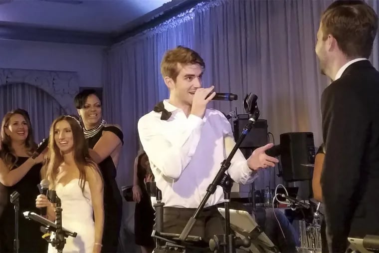 Chainsmokers frontman Andrew Taggart heads up a performance at a Philly couple’s wedding at the Rittenhouse over the weekend.