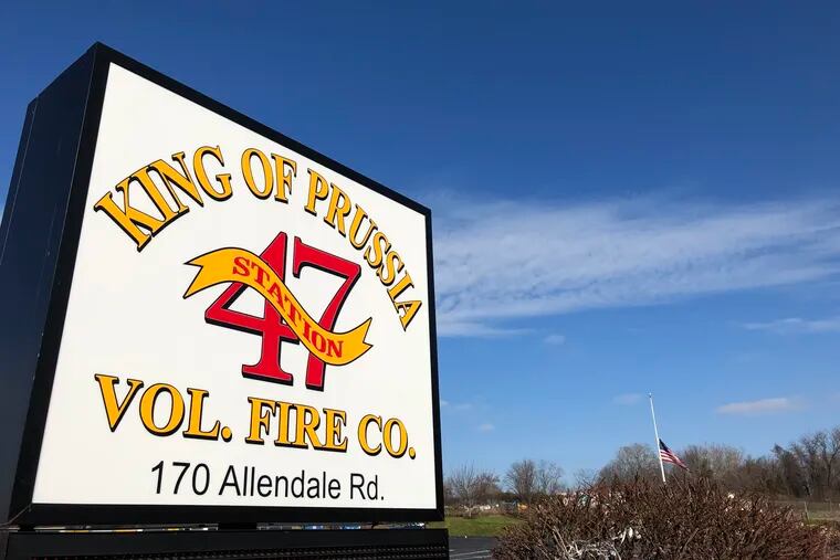 Upper Merion Township has hired six career firefighters to supplement the all-volunteer fire companies of King of Prussia, Swedeland, and Swedesburg. The paid firefighters will operate out of the King of Prussia fire station.