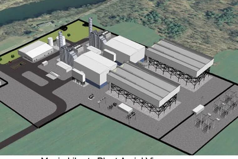 A rendering of the proposed plant. (Source: moxieenergy.com)