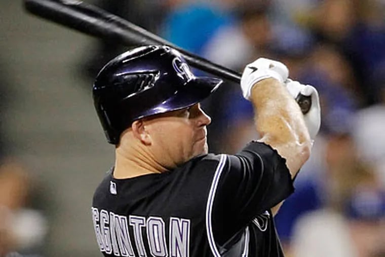 Ty Wigginton hit 15 homers in 62 games with the Rockies last season (Danny Moloshok/AP Photo)