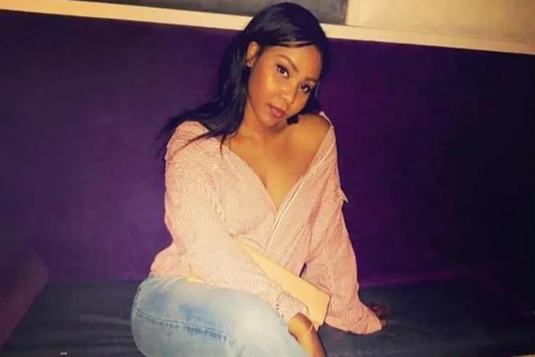 Undated photo of Dominque Oglesby provided by her family. Oglesby, a 23-year-old student schedules to graduate from Penn State Harrisburg in the spring, was killed at a bar in West Philadelphia during a triple shooting.