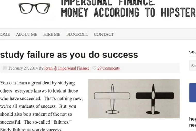 Screen grab of "Study failure as you do success".