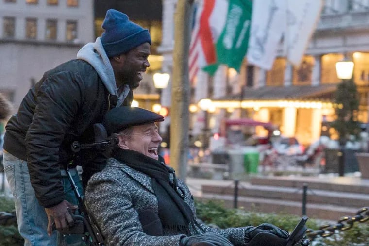 In "The Upside," Bryan Cranston stars as a wealthy but depressed quadriplegic who hires a convict-turned-caregiver (Kevin Hart). Advocates for the disabled say Cranston's role should have been played by a disabled actor. MUST CREDIT: David Lee. STX Films
