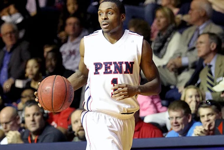 Penn guard Tony Hicks. (Stephanie Aaronson/Philly.com)