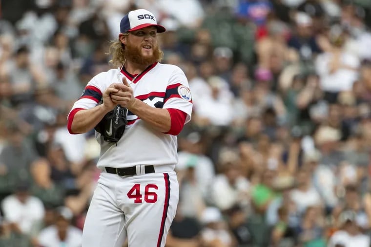 Longtime closer Craig Kimbrel could be on the trade block after the Chicago White Sox exercised his $16 million team option.