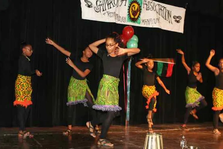 Sankofa Association of Roxborough celebrates Kwanzaa at Kendrick Recreation Center.