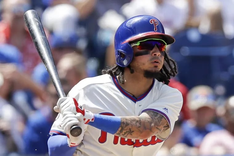 Freddy Galvis batting against the Mets on , Aug. 13.