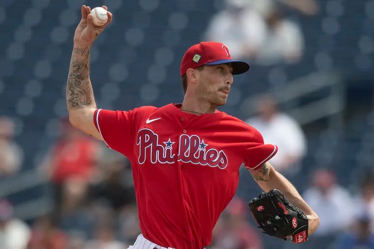 Phillies reliever Connor Brogdon is struggling with his velocity this spring.