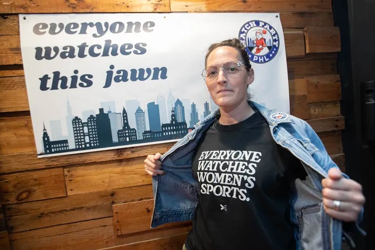The author is the founder of Watch Party PHL, a new monthly watch party for women's sports fans. Her goal is to show that Philly has a built-in audience for a WNBA or NWSL team.