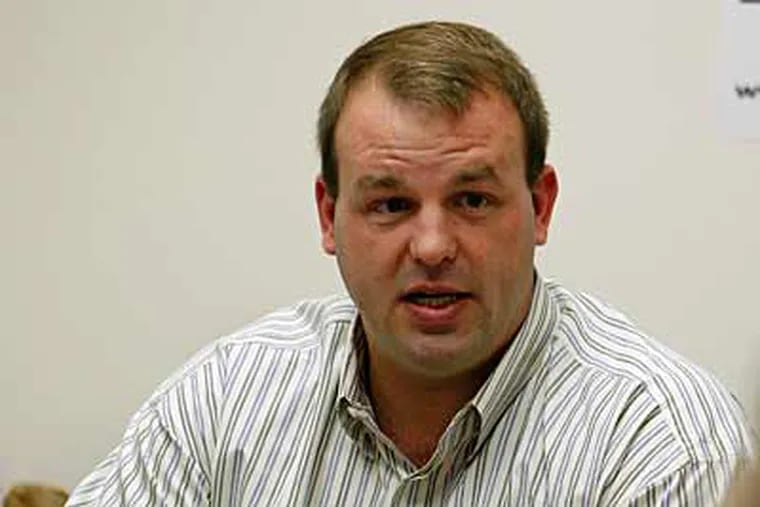 Jon Runyan's platform has echoes of the "Contract With America" campaigns that brought Republicans to power in Congress in 1994. (AP Photo/Mel Evans)