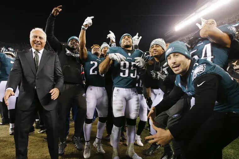 With NFC championship victory, Eagles kick off a long, Super party in  Philadelphia