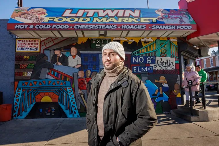 Jose “Junior” Placencia’s family owns the Litwin Food Market at 801 Elm St. in Camden. The store participates in a Healthy Corner Store Initiative that boosts the amount and variety of fresh fruits, vegetables, and other healthful products on its shelves.