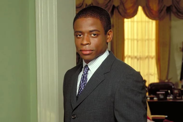 Dule Hill, pictured here as Charlie Young on ‘The West Wing,’ will play Nat King Cole in an upcoming play at Malvern’s People’s Light