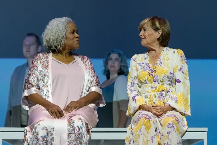 Marietta Simpson (left) as Martha and Frederica von Stade as Danny in "Sky on Swings"