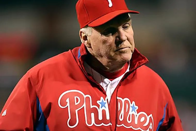Despite Friday's win over the Red Sox, Charlie Manuel is not a fan of interleague play. (Steven M. Falk / Staff Photographer)