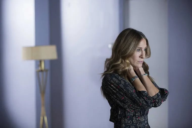 This image released by HBO shows Sarah Jessica Parker in s scene from &quot;Divorce,&quot; premiering Sunday at 10 p.m. EDT.
