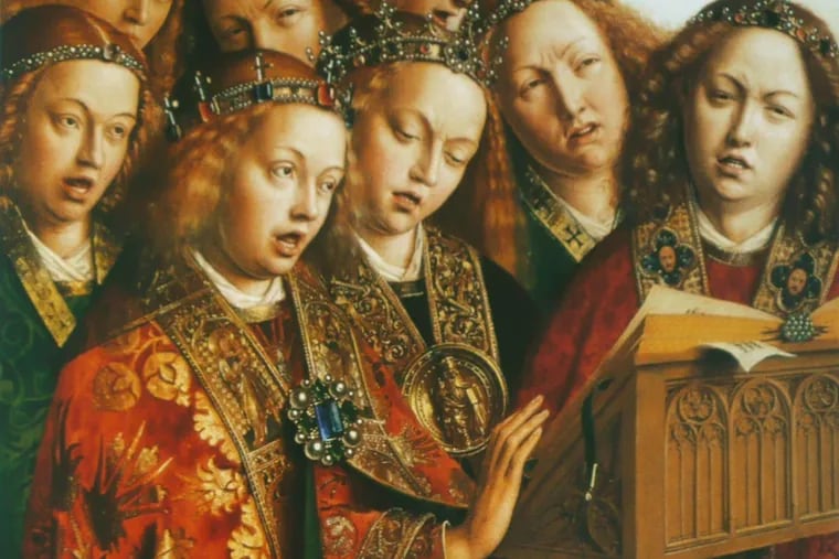 Detail from van Eyck' "Ghent Altarpiece"