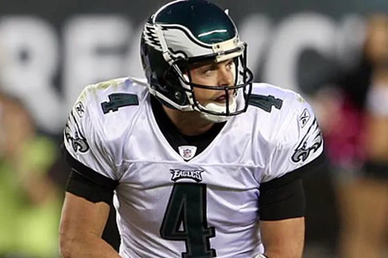 Eagles coach Andy Reid said yesterday that Kevin Kolb will start against the Titans on Sunday. (Yong Kim / Staff File Photo)