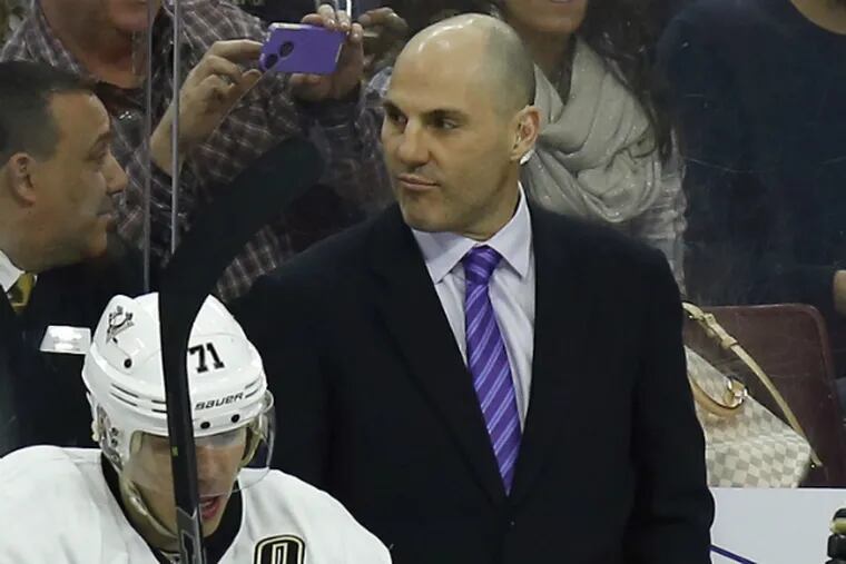 Former Flyer Rick Tocchet is an assistant coach with the Penguins. (Yong Kim/Staff Photographer)
