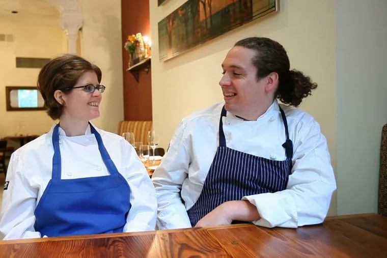 Pastry chef Kristin Wood and her husband, chef Andrew Wood, co-owners of Russet.
