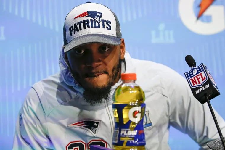 New England Patriots strong safety Patrick Chung says he is focused on the next game, not about his disappointing season with the Eagles.