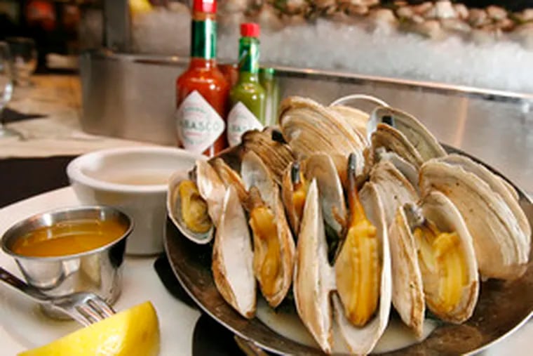 Steamed soft-shell clams (&quot;steamers&quot;), a rarity in these parts, are done perfectly at Legal Sea Foods.