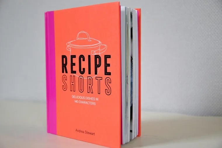 The “Recipe Shorts” cookbook by Andrea Stewart.