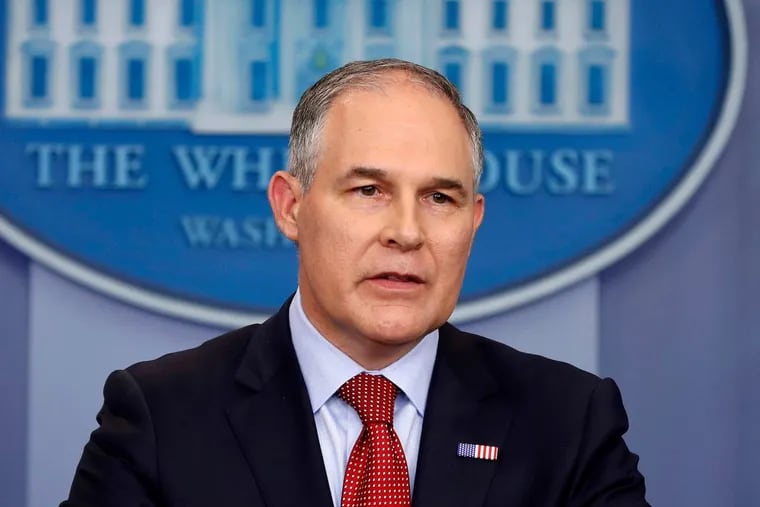 Environmental Protection Agency Administrator Scott Pruitt in a 2017 file photo