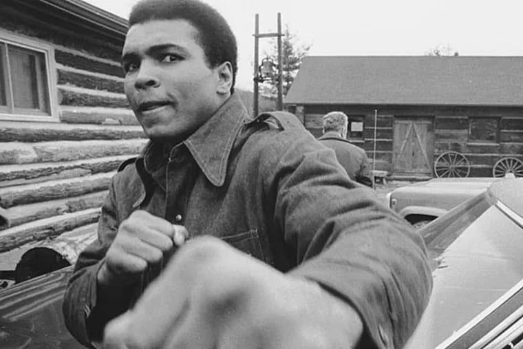 Muhammed Ali at his compound in Deer Lake, Schuylkill County, in a scene from "I Am Ali." (Focus Features)