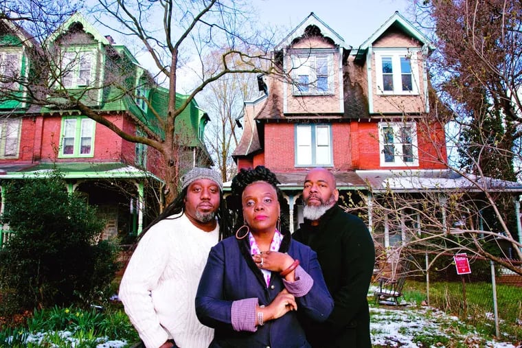 The Colored Girls Museum in Germantown is a repository of Black cultural history. It was found by (from left) Ian Friday, Vashti DuBois, and Michael Clemmons.