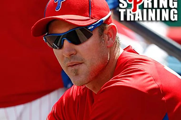 "What's necessary is that we make sure he feels okay," Ruben Amaro Jr. said about Chase Utley. (David Maialetti/Staff Photographer)