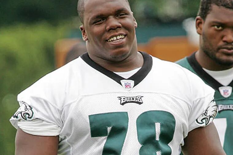 Broderick Bunkley was the Eagles' top draft pick in 2006. (Tom Mihalek/AP file photo)