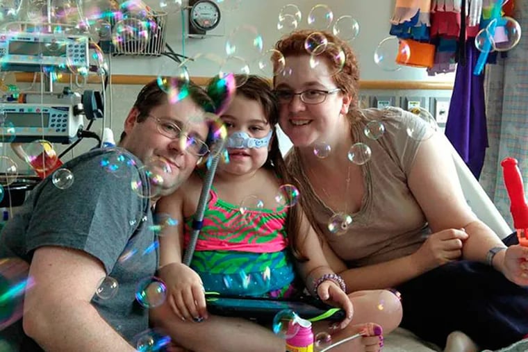 Sarah Murnaghan, the 11-year-old girl whose plight led to a national change in lung-transplant rules, is going home to Newtown Square on Tuesday, her mother announced on Monday. (AP Photo/Murnaghan Family, File)