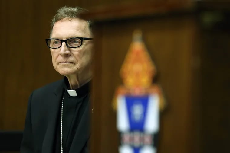 Monsignor Edward M. Deliman waits for his introduction during a news conference at the archdiocese building on May 31, 2016. He was announced as the newest auxiliary bishop of Philadelphia.