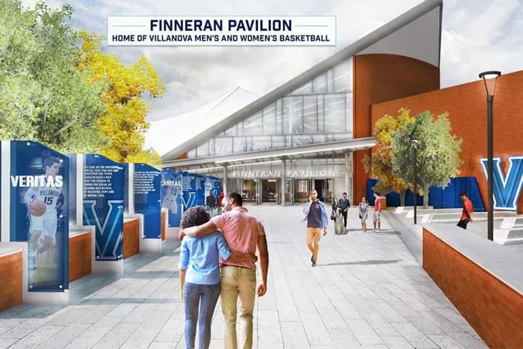 A $60 million makeover of Villanova University’s Pavilion is one of the projects that got funding through the capital campaign.