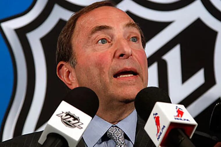The National Hockey League's collective bargaining agreement expires late Saturday night. (Mary Altaffer/AP)
