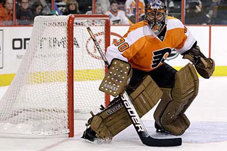 The Flyers signed goaltender Ilya Bryzgalov to a nine-year, $51 million deal. (Matt Slocum/AP)