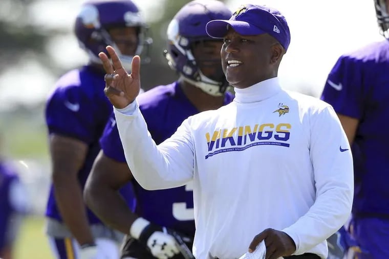 Vikings wide receivers coach Darrell Hazell is from Cinnaminson.