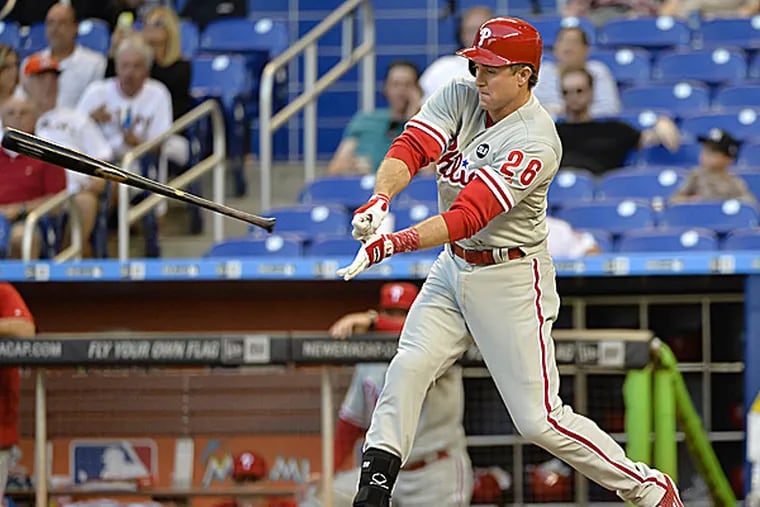 Phillies second baseman Chase Utley. (Steve Mitchell/USA Today Sports)