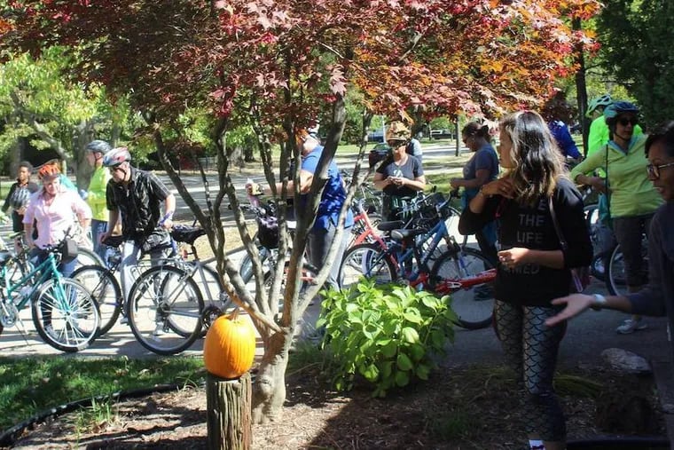Pedal to Porch is a non-profit that organizes bike rides through neighborhoods in the city and immediate suburbs with stops at various neighbors' houses to listen to them tell stories vital to their neighborhood fabric.