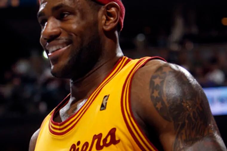 LeBron James says the Cavaliers&#0039; direction is &quot;everything I expected.&quot;