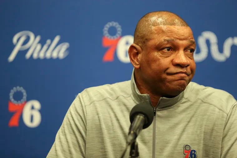 Sixers coach Doc Rivers talks about the Kyle Rittenhouse's acquittal.