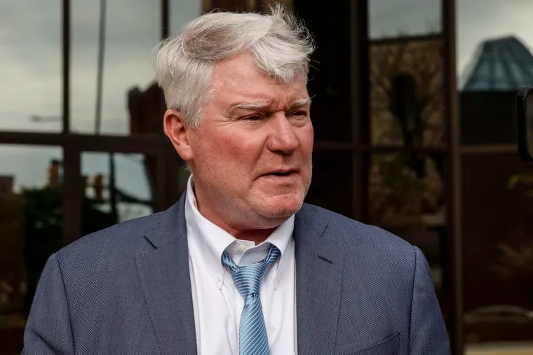 Former Philly labor leader John Dougherty, seen here leaving the Reading Federal Courthouse last week. This is Dougherty's third federal criminal trial.