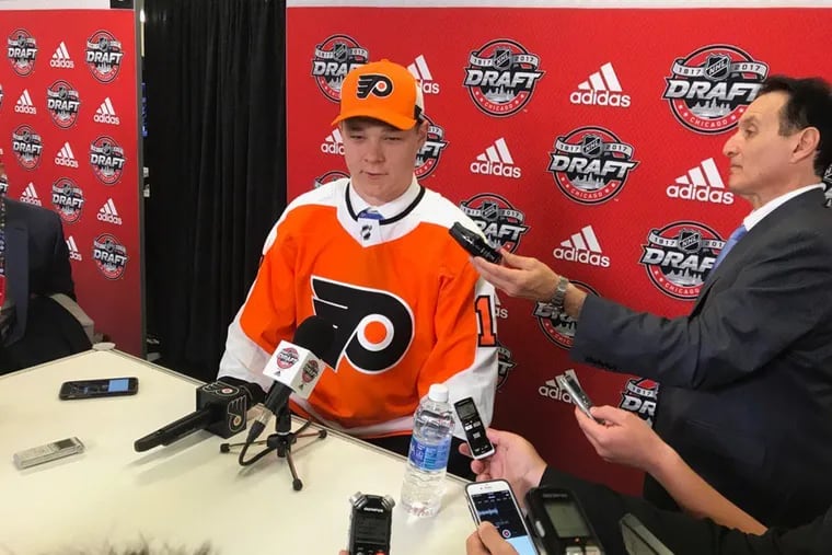 To the teams that bypassed him, Flyers 4th round pick Matthew Strome said he wants to “prove them wrong.”
