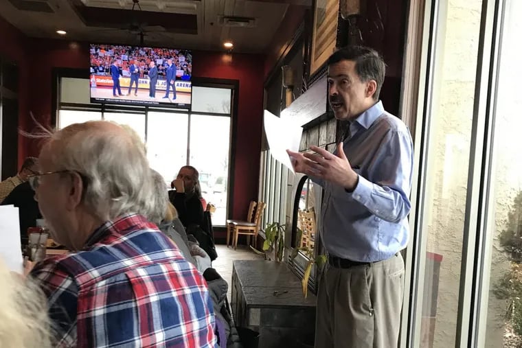 The Bogleheads, a national movement of low-cost investors, named after Vanguard founder John Bogle, meets through chapters in different cities. Here, the Philly chapter meets at Champps restaurant in King of Prussia (Credit: Erin Arvedlund).